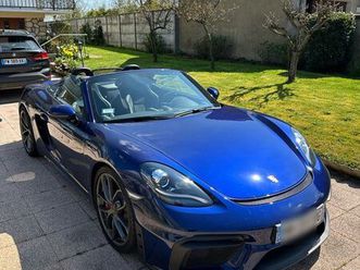 porsche 718 spyder - carte grise française