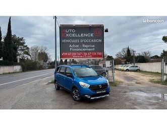 dacia lodgy stepway 1,5 dci 115 ch 7 places gps, caméra, bluetooth, radar, 7 places, 1 er mail, gtie révisée