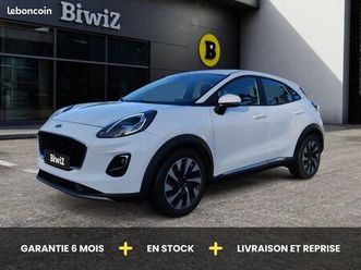 ford puma 1.0 ecoboost 125 hybrid mhev titanium /tva récupérable / 1ère main flex fuel