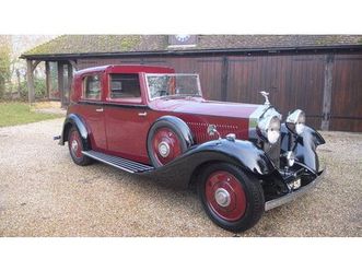 1934 rolls-royce 20/25 sedanca de ville a vendre