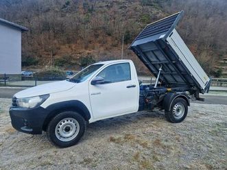 hilux 2.4d-4d comfort single cab 4x4 - aumento del carico utile fino a kg. 1200 con certificato dtc - gancio di traino kg. 3500
