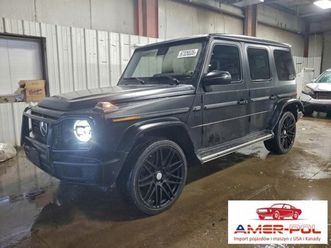 mercedes-benz klasa g 2021r., g 550, 4l, od ubezpieczalni 4.0 benzyna 416km
