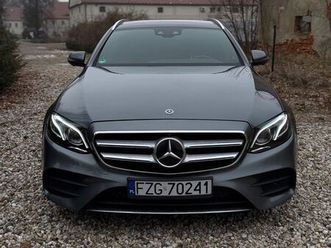 mercedes-benz klasa e 220 d 4matic 9g-tronic amg line