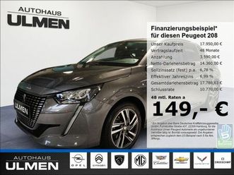 peugeot 208 allure pack 100 automatik klimaautomatik app