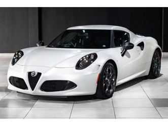 2015 alfa romeo 4c coupe launch edition