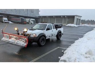19500€ netto nissan np 300 winterdienstfahrzeug schneepflug
