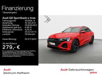 audi q8 sportback e-tron, q8 sportback e-tron s line 55 quattro*pano*b&o*hud*