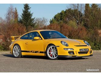 porsche 997.1 gt3 jaune speed intérieur cuir / alcantara noir version
