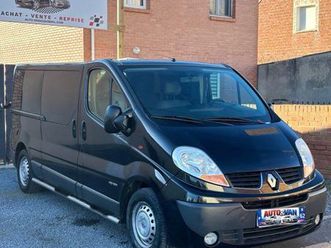 renault trafic 2.5 dci 145 ch double cabine porte latérale clim / régulateur révisé et garantie