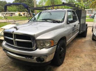 2003 dodge ram 3500 dual rear wheels utility bed