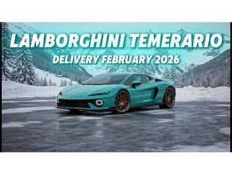 lamborghini temerario *delivery 02/26*alleggerita package*wo