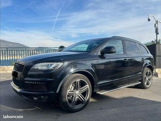 audi q7 v6 tdi 245 phase 2 quattro bva8/camera/to/bose/7 places/garantie/s-line