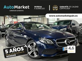 mercedes-benz clase e coupe 220 dci