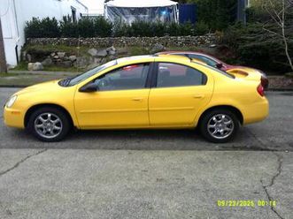 2004 dodge neon 4-dr low miles automatic sun roof over looked