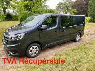 renault trafic l2h2 dci 130 grand confort, 5 places, cabine approndie