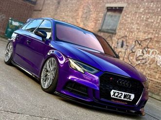 audi s3 black edition tfsi modified show car airlift bagged one off low millage ulez rs3 rs4 rsq3