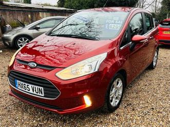 2015 ford b-max 1.4 zetec 5dr mpv petrol manual