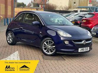2016 vauxhall adam 1.2i jam hatchback 3dr petrol manual euro 6 (70 ps) hatchback petrol manual