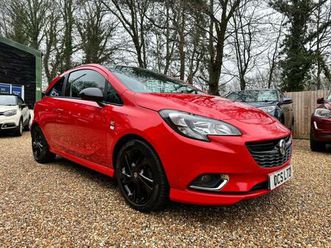 2015 vauxhall corsa 1.4 limited edition 3dr hatchback petrol manual