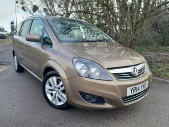 2014 vauxhall zafira 1.7 cdti ecoflex design nav [110] 5dr mpv diesel manual