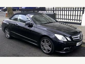 5.5 e500 v8 sport cabriolet g-tronic euro 5 2dr