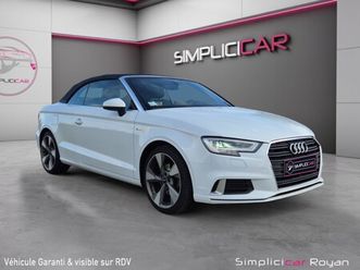 audi a3 cabriolet 2.0 tdi 150 ch s tronic 6 rapports s line / entretien à jour / garantie 12 mois