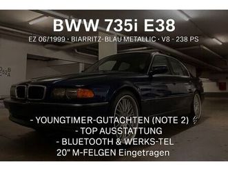 bmw e38 735i • v8 • leder • navi • pdc • bluetooth • garagenwagen