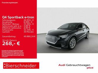 audi q4 sportback e-tron audi q4 sportback 40 e-tron