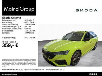 skoda octavia combi rs 2.0 tsi dsg ahk pano hud stdhz