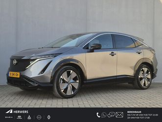 nissan ariya - advance 66 kwh automaat / accu soh 99% / fabrieksgarantie tot 02-2027 / ccs snelladen / el