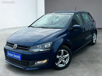volkswagen polo v 1.2 tdi 75 cv trendline / carnet d'entretient complet / kit distribution complet / radar de recul / régulateur / jantes / ct ok / révision ok