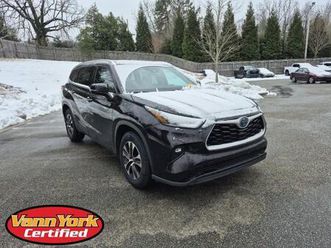 used 2020 toyota highlander hybrid xle