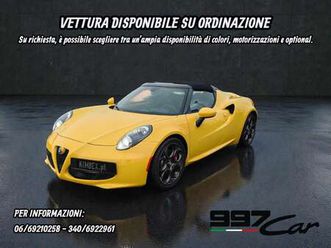 4c spider 1750 tbi 240cv tct*carbonio*come nuova*