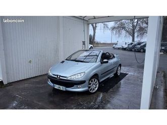 peugeot 206cc 2.0l / parfait état / ct ok