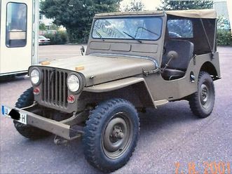 jeep willys overland cj3a bj 1951 oldtimer top zustand restaurier