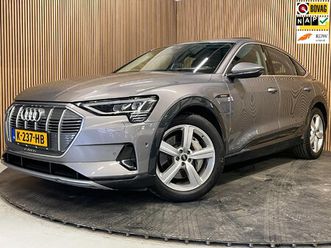 audi e-tron sportback 55 quattro business plus 95 kwh|90%soh|grote accu|pano|leder|acc|memory|camera|carlay/android|stoelver|nap|