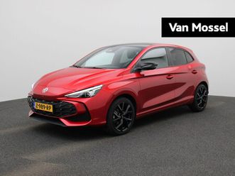 mg mg3 hybrid+ - 1.5 luxury 17'' velgen | zwart dak & spiegels | privacy glass | full option