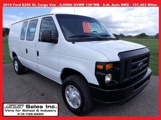 2014 ford e350 xl cargo van - 5.4l - 101,483 miles