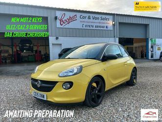 2015 vauxhall adam 1.4i [100] slam 3dr hatchback petrol manual
