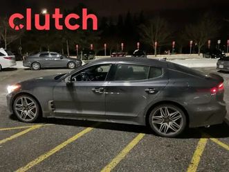 2022 kia stinger gt elite w/suede package w/ apple carplay, heat