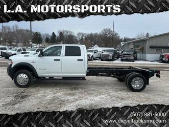 2022 ram 5500 crew cab chassis 6.7 i6 cummins diesel 4x4 152k miles
