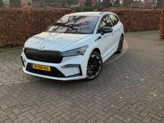 skoda enyaq 2022 wit, sportline 1ste eig. elek trekhaak — skoda — marktplaats