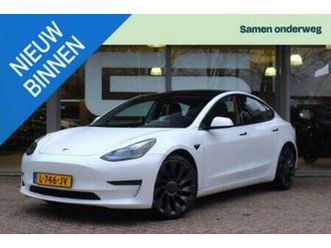 tesla model 3 performance awd 75 kwh |autopilot|parelmoer|ac — tesla — marktplaats