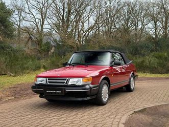 saab 900 cabrio - 2.0i 16v | cherry red