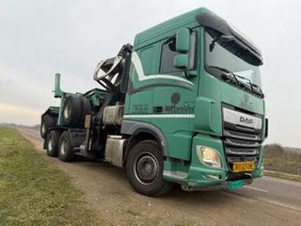 daf xf 530. 6x4. epsilon.z kraan . icm trailer dolly. — vrachtwagens — marktplaats