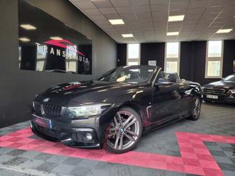 bmw serie 4 cabriolet f33 lci 420i 184 ch bva8 m sport/excellent etat / suivi limpide / camera 360 / chauffage de nuque