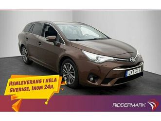 toyota avensis kombi 1.8 active plus kamera skinn drag