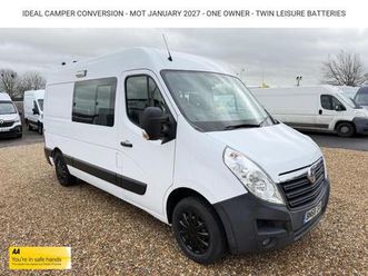 2018 vauxhall movano 2.3 cdti 3500 panel van 5dr diesel manual fwd l2 h2 euro 6 (130 ps) panel va...