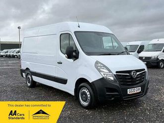 2020 vauxhall movano 2.3 turbo d 150ps h2 van panel van diesel manual
