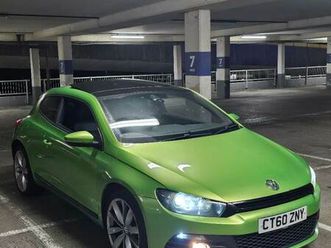 fully loaded vw volkswagen scirocco gt tdi dsg in viper green ( semi - automatic )